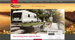 Desktop Screenshot of camping-voepel.de