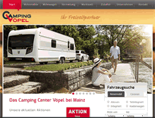 Tablet Screenshot of camping-voepel.de